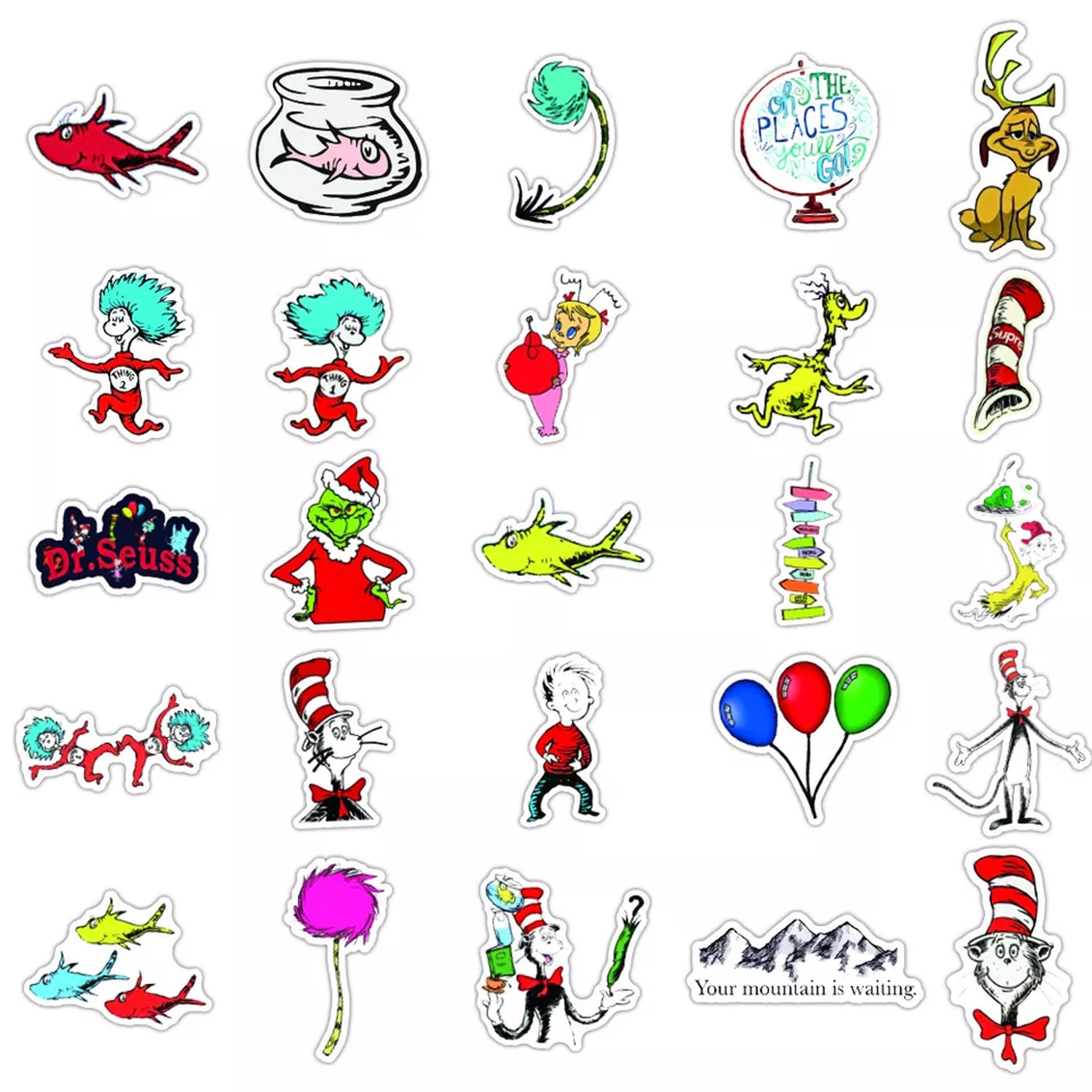 Dr. Seuss Sticker Pack - Culture of Gaming