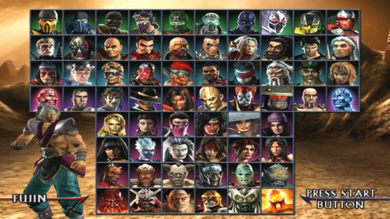 Mortal Kombat Armageddon Character Select