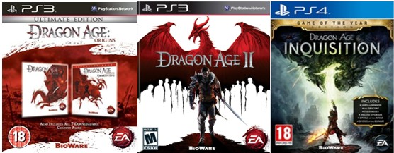 Dragon Age bundle on PS5