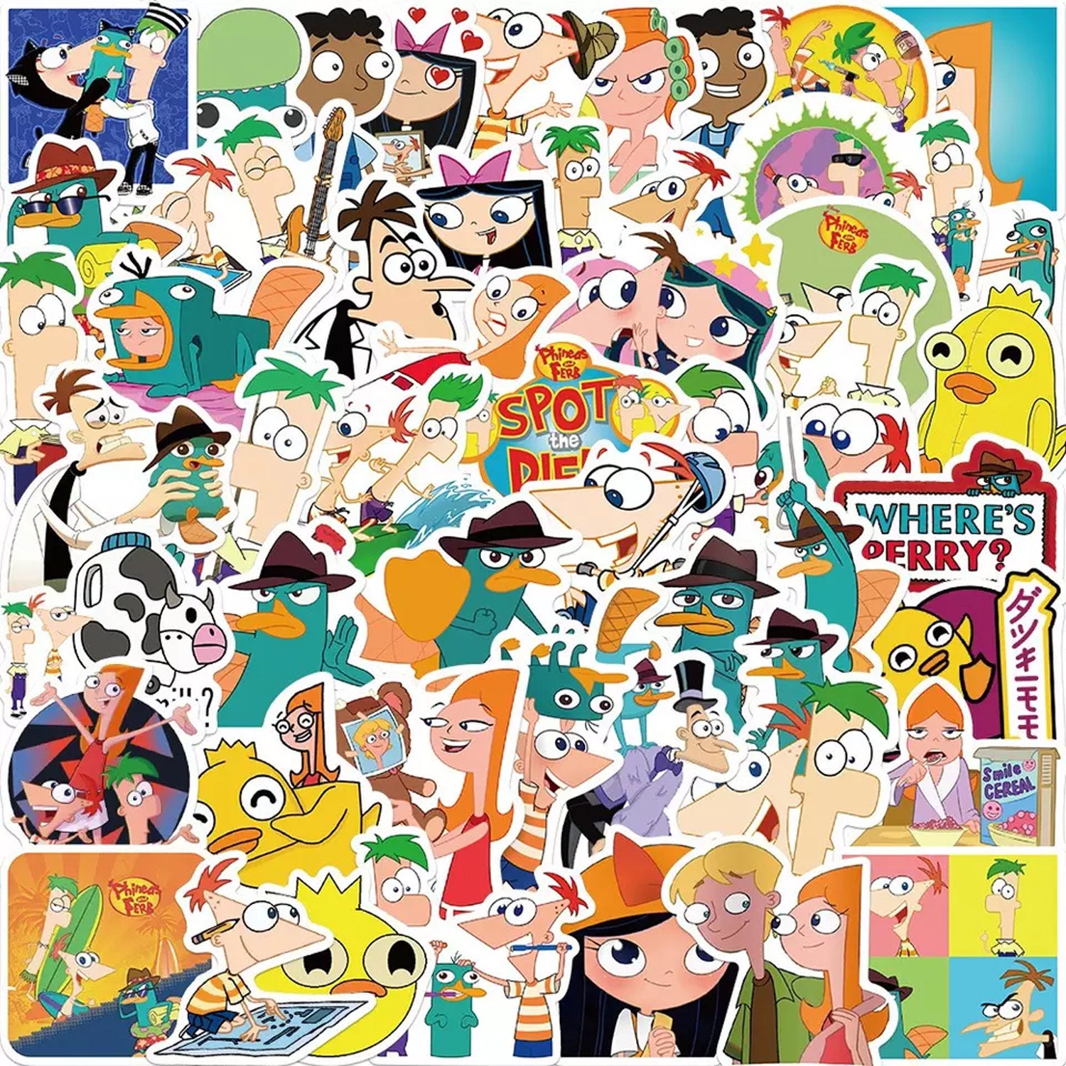 Phineas and Ferb Sticker Pack - Culture of Gaming