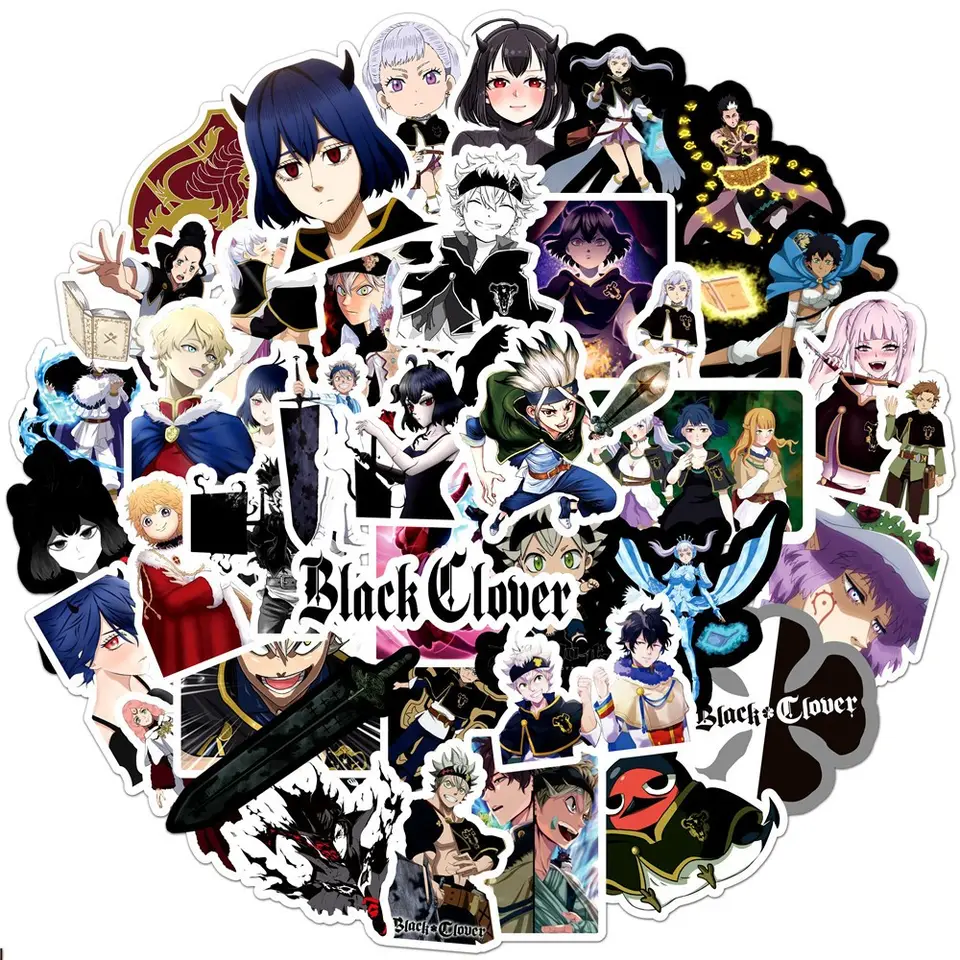 Black Clover Anime Sticker Pack - Culture of Gaming