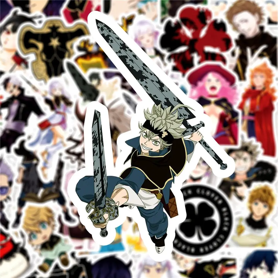 Black Clover Anime Sticker Pack - Culture of Gaming