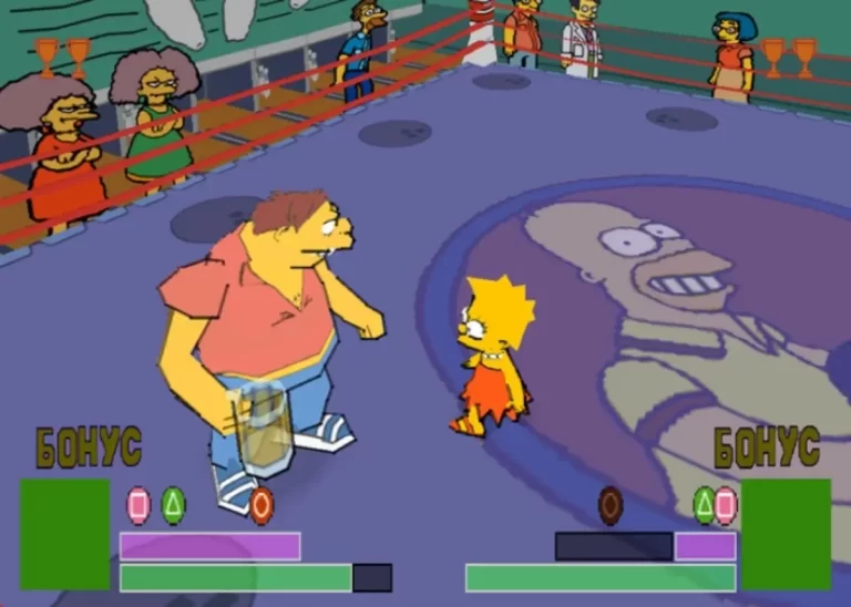 The-Simpsons-Wrestling