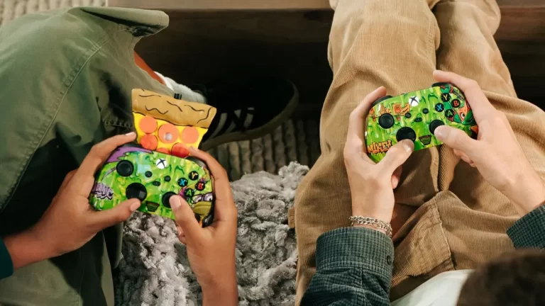 xbox-tmnt-pizza-controllers
